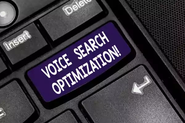 Voice search optimization.