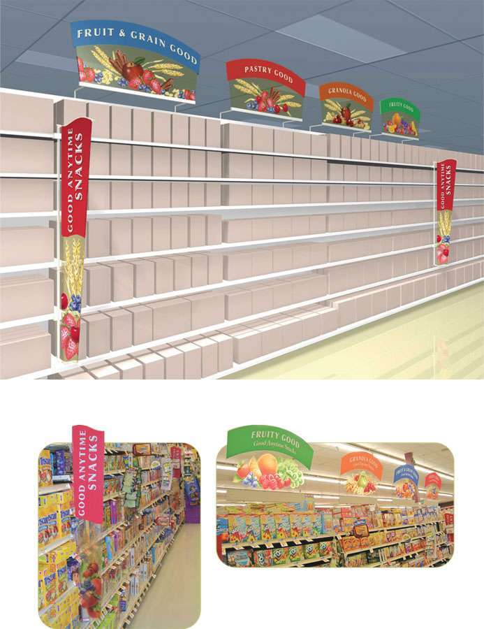 Consumer Package Goods Aisle Display