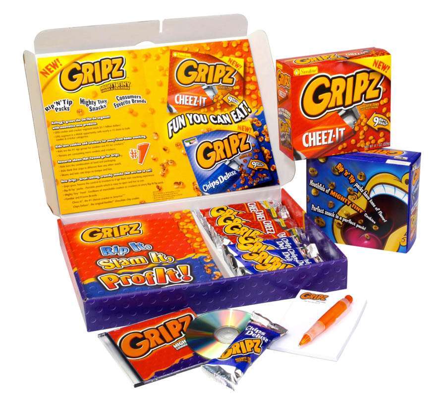 Gripz Sales Kit CPG Marketing