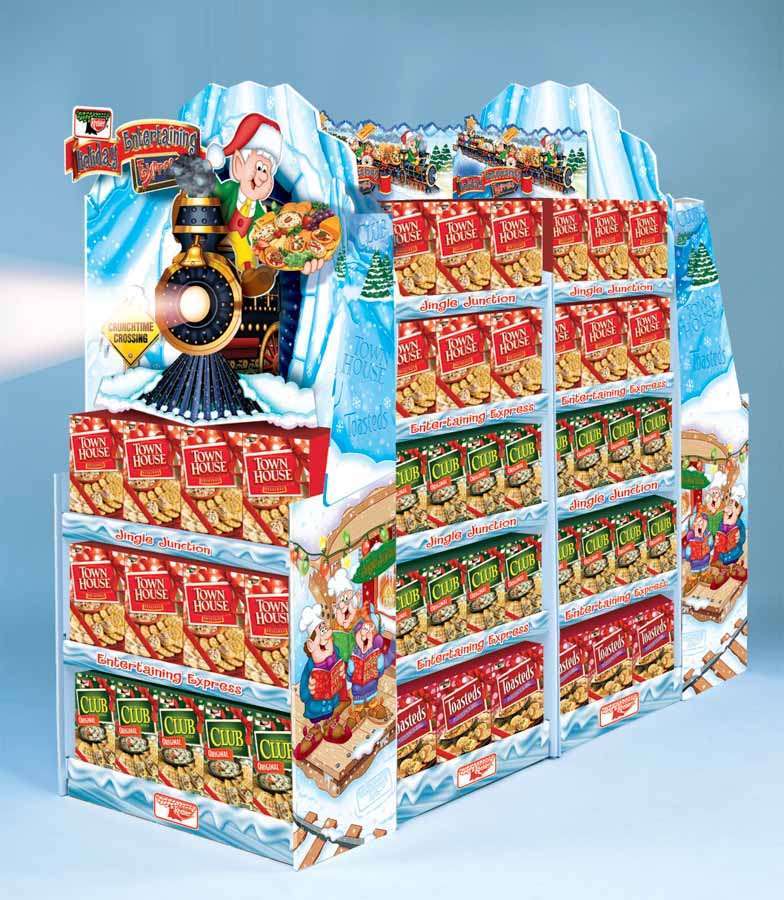 Keebler Holiday Train Point of Purchase Display