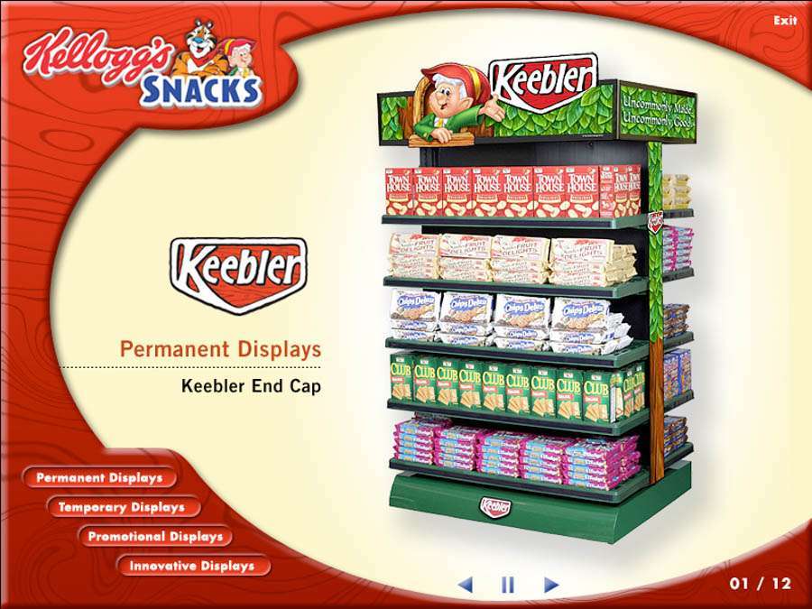 Kellogg's Snacks Digital Brochure Design