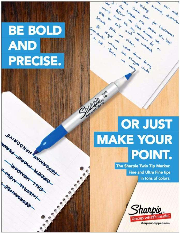 Sharpie CPG Advertisement