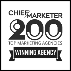 Hangar 12 award for Chief Marketer 200 Top Marketing Agencies