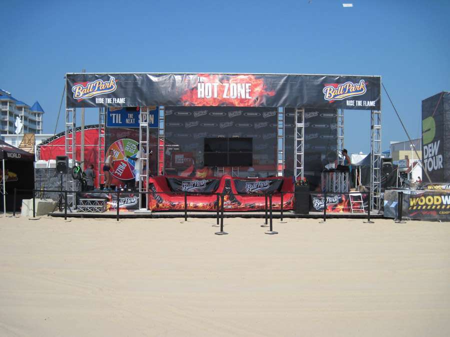 Ball Park Dew Tour Flame Stage