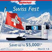 Bernina Swiss Fest promotion banner