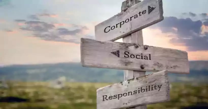 corporate social responsibility sign