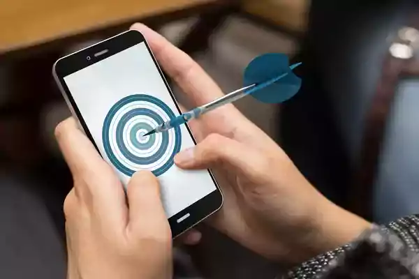 Dart in a bullseye.