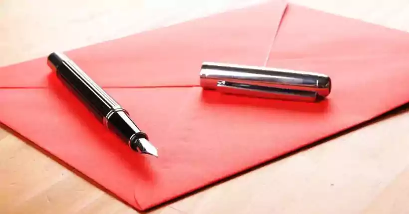 Pen and envelope