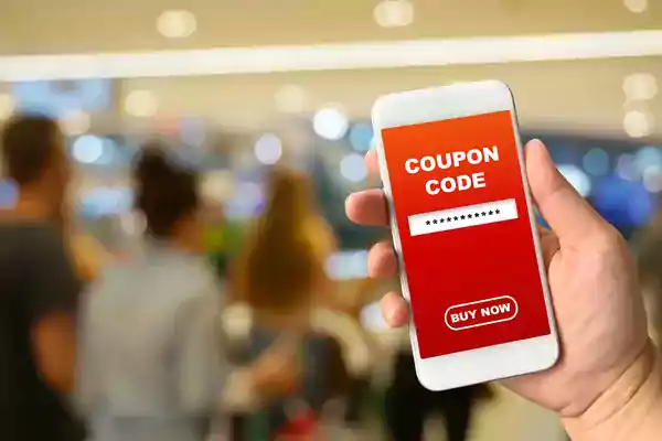 phone with coupon code