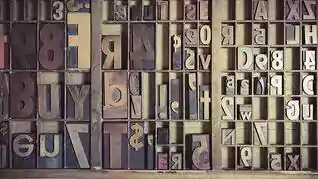 Wooden Letters Wall